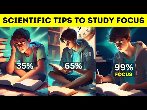 🔥TOP Secret Tips to Study Focus💯🎯| Scientific Study Tips #topperstudytips