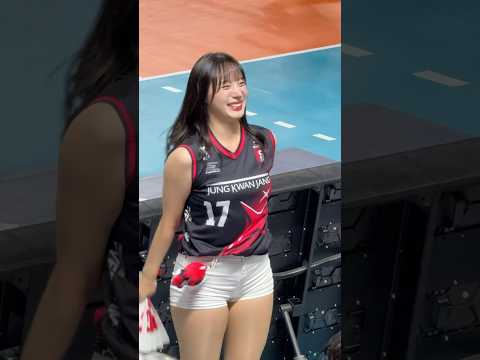 안예림 선수 득점 응원 하지원(Ha ji won)치어리더 응원 교육