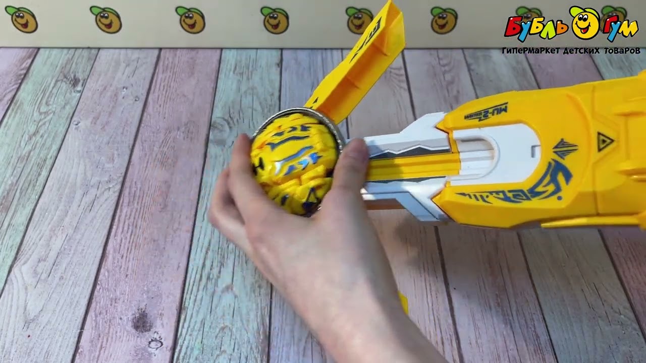 Волчок Lanson Toys Mech Morphing Громовой тигр с 3лет - видео Волчок Lanson Toys Mech Morphing Громовой тигр с 3лет - видео