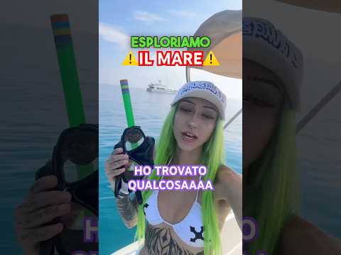 ESPLORAZIONE IN MARE💚🌊 HO TROVATO QUALCOSA ⚠️👀
