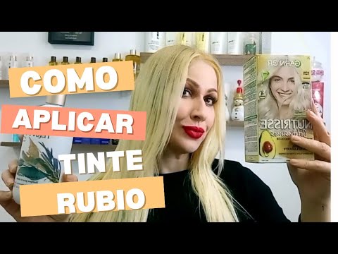 DIY Retoque de Raíces en cabello #Rubio cenizo  extra claro #haircolor #haircare #Garnier