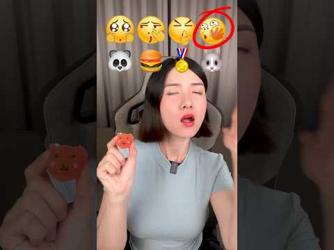 Eat emoji in order 🐼🍔🏅🐰