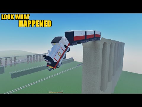 Timothy couldn’t stop and Thomas saw him crash off the broken bridge! 3