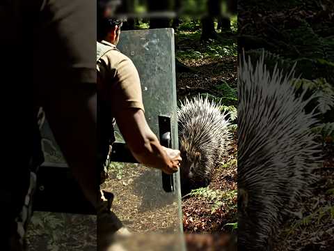 Why don't porcupine stingers hurt humans? #shorts