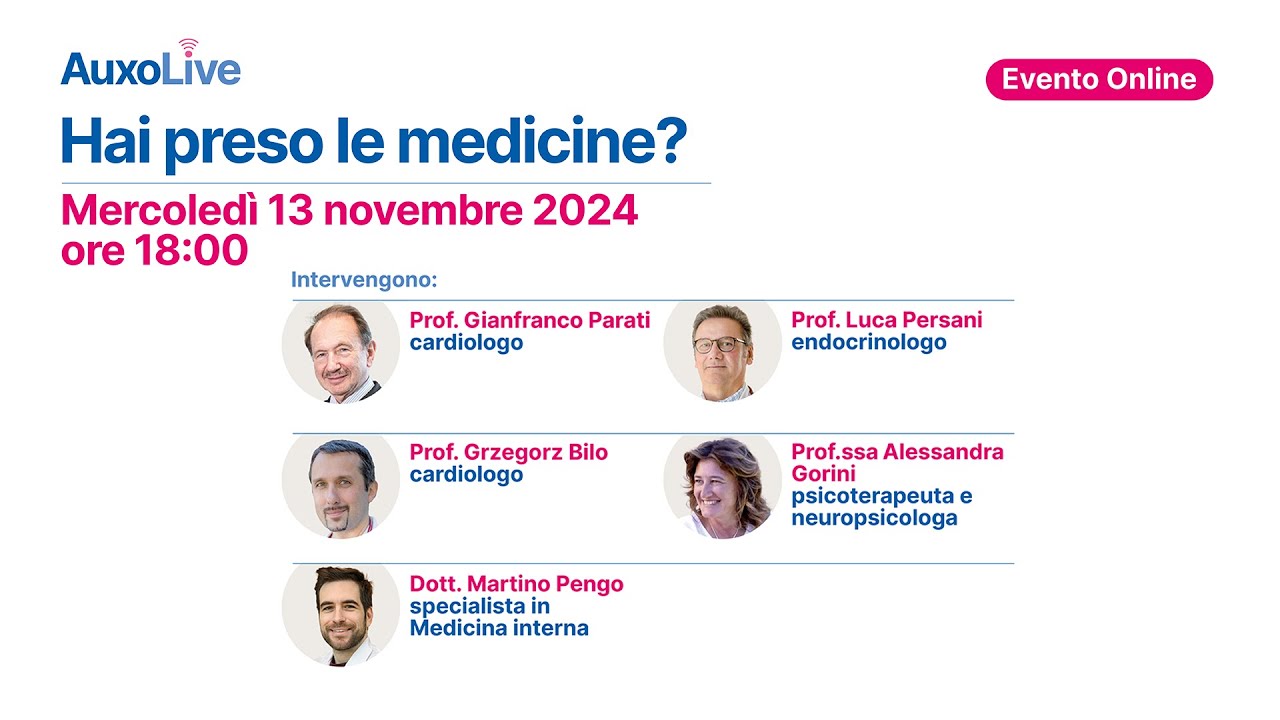 Hai preso le medicine? Evento online