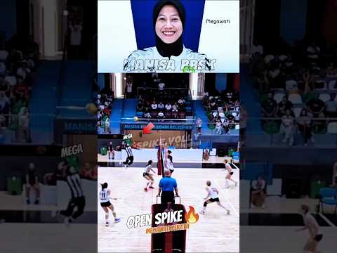 amazing attack ‼️ open spike megawati pertiwi 👏🔥 #volleyball #bolavoli #manisa_bbsk