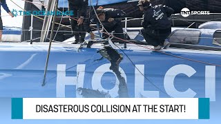 TWO BOATS COLLIDE! 😱 Action packed first leg start in The Ocean Race Europe 2025 ⛵️