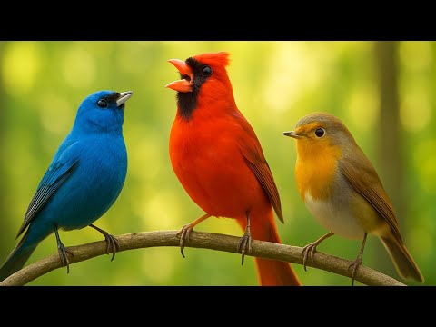 Bird Sounds for Sleep, Study & Focus | No Music, Real Nature Birds Singing