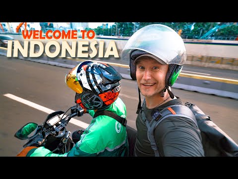 First Time in INDONESIA!! / Jakarta is Full of Surprises! / Indonesian Street Food Tour