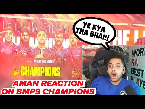 Aman Reaction On BMPS Champions 2025 - Team Aryan | Nice Try 8bit