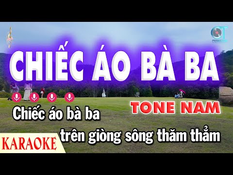 Chiếc Áo Bà Ba Nhạc Sống Trữ Tình Tone Nam | Lang Hoa Karaoke