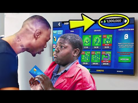 Kid STEALS DADS Credit Card To Buy GEMS! (Brawl Stars)