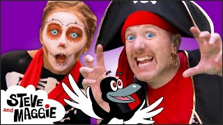 Halloween Songs for Kids | Finger Family | BINGO | Five Spooky Ghosts | Sing with Steve and Maggie