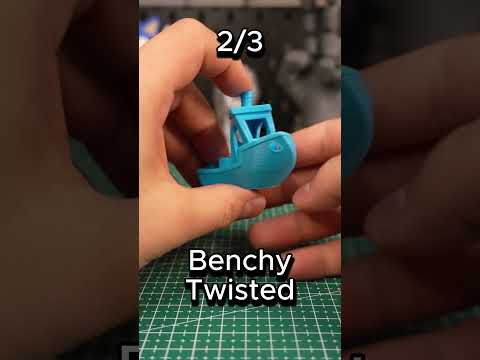 3D Printed Cursed Benchy🚢 (Pack 1) #3dprinting #fidgettoys #toys