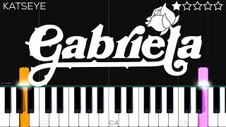 KATSEYE - Gabriela | EASY Piano Tutorial