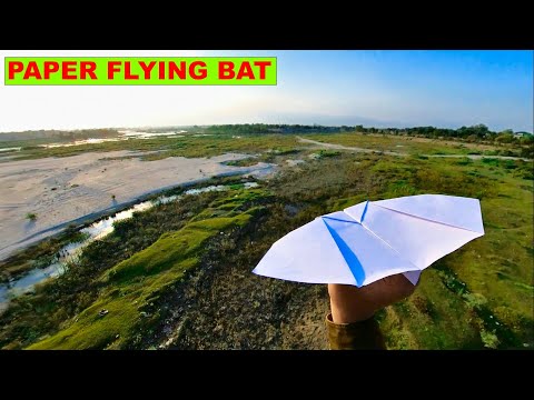 How to Make a Paper Plane Fly Like a Bat | Flying Paper Plane Like Bat