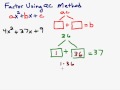 Factoring Trinomials and FOIL Method