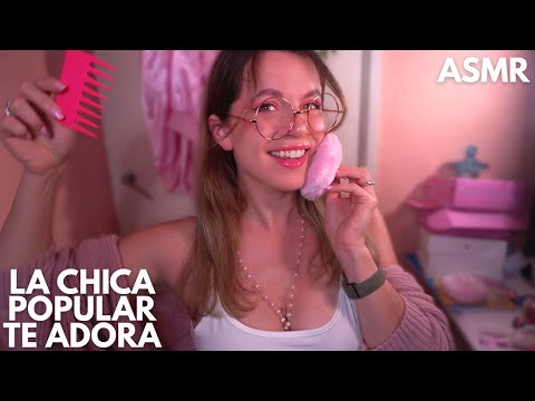 ASMR LA POPULAR DE LA CLASE TE ADOPTA | Carol ASMR Roleplay