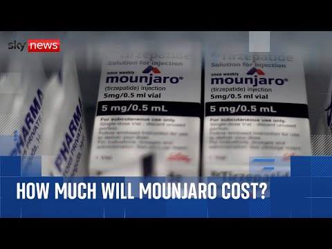 YouTube video thumbnail: Cost of Weight-Loss Drug Mounjaro to be Discounted in UK Pharmacies