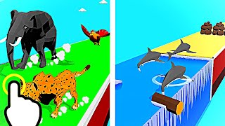Animal Transform Epic Race 3D - Shape Animal Transform Run - All Levels iOS Android GamePlay