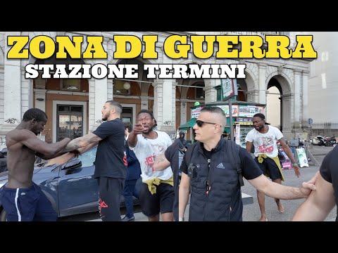 Zona di Guerra alla Stazione Termini ritorniamo con Mattia Faraoni PARTE 1