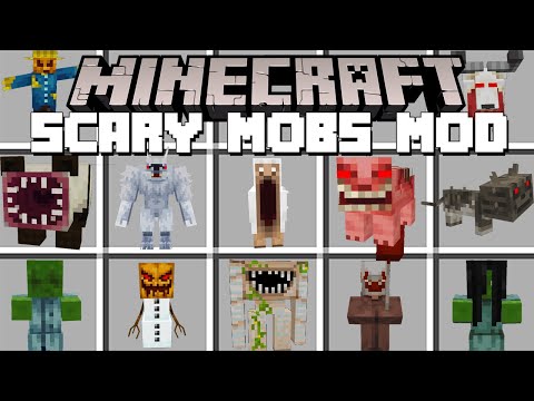 Minecraft SCARY MOBS / SCARY SHEEP MOD! (Minecraft Mods)