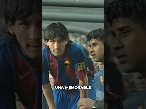 PRIMER gol de MESSI!