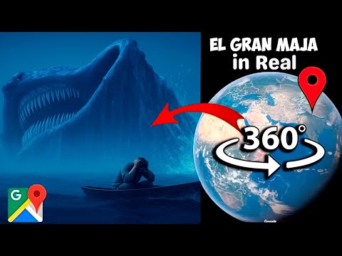 360&#176; VR I Found El Gran Maja in the Arctic Ocean ! on Google Maps and Google Earth