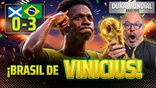 ¡BRASIL DE VINICIUS! Escocia vs Brasil (0-3) - ELDUKA