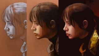 Classical Painting Technique - Grisaille and Glazing