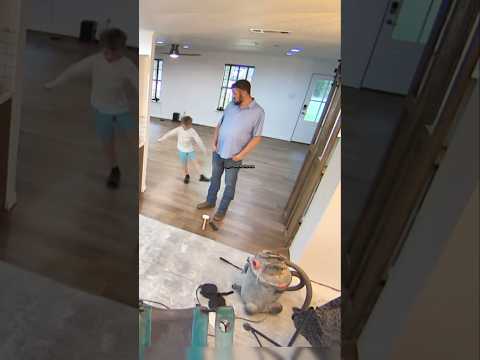 Boy Shocked The Dad With Flooring