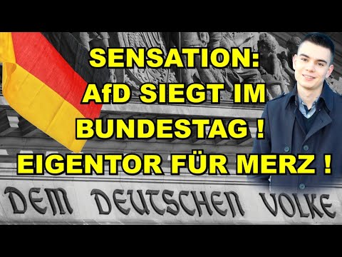 AfD SIEGT im BUNDESTAG! Eigentor für Merz!