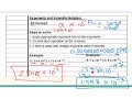 Operations with Scientific Notation