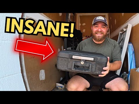 Opening a Locked Safe Found in Abandoned Storage Unit!