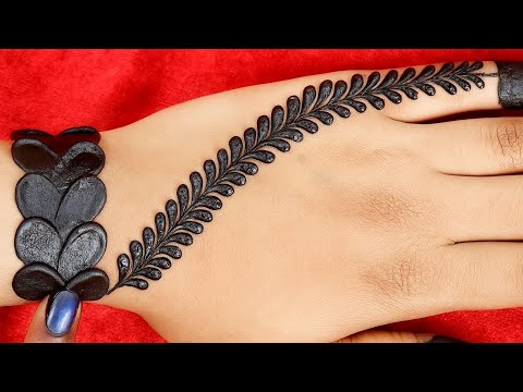 बहुत ही सुन्दर और आसान मेंहदी - Dot trick |Very mehndi design| easy arabic mehndi | mehndi ka design