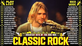 Metallica, Nirvana, ACDC, Queen, Aerosmith, Bon Jovi, Guns N Roses🔥Classic Rock Songs 70s 80s 90s