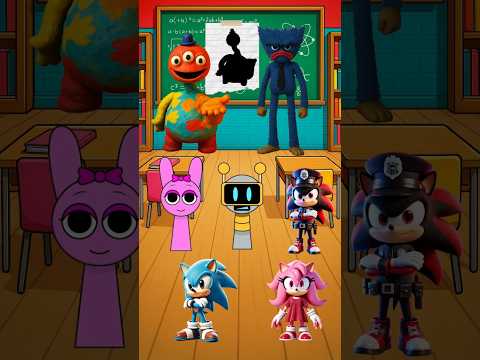 Who Did The Poppy PlayTime 4 Homework Best? 😂 Sprunki vs Sonic vs Shadow