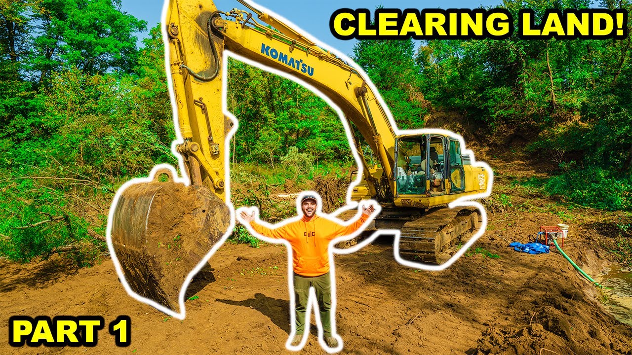 Building a GIANT 2 ACRE POND in My BACKYARD! (Part 1)