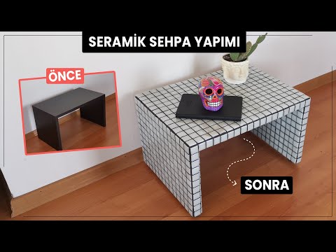 Seramik Mozaik Sehpa Yapımı | DIY Mobilya Yenileme