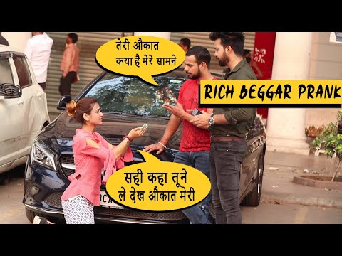Rich Beggar Prank With Iphone 11 & SUV Car Prank On Boys | Rits Dhawan