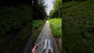 Drainage Ditch Skiing GoPro POV 🎬 Marcus Vanheyst #Shorts #Ski