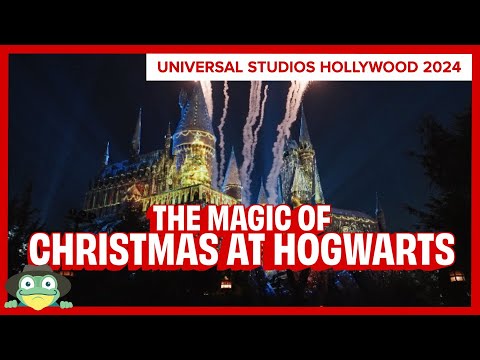 The Magic of Christmas at Hogwarts Castle Full 4K Show | Universal Studios Hollywood 2024