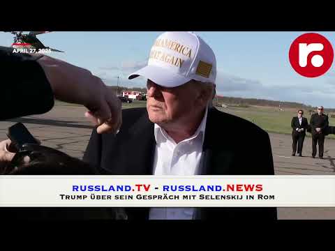 Trump über sein Gespräch mit Selenskij in Rom