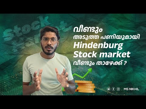 വീണ്ടും അടുത്ത പണിയുമായി Hindenburg Stock market വീണ്ടും താഴേക്ക് ? 🛑 #trading