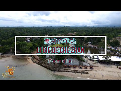 离别的车站 ( Li Bie De Che Zhan  ) Female Version – Karaoke mandarin with drone view