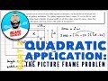 Quadratic Equations and Area Calculations