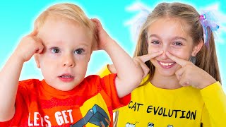 Head, shoulders, knees and toes  | الأطفال أغاني  sunny kids songs أغنية  رأس و أكتاف ،ركب وأقدام -
