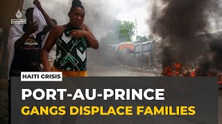 YouTube video thumbnail: Displaced by Gang Violence: Tens of Thousands Flee Haitian Capital Port-au-Prince
