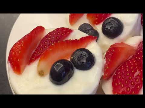 Resepi Snek Sihat & Sedap | Frozen Fruit Yogurt