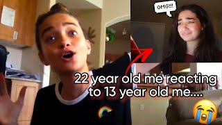 9 YEARS AGO I FILMED THIS...REACTING TO MYSELF!!